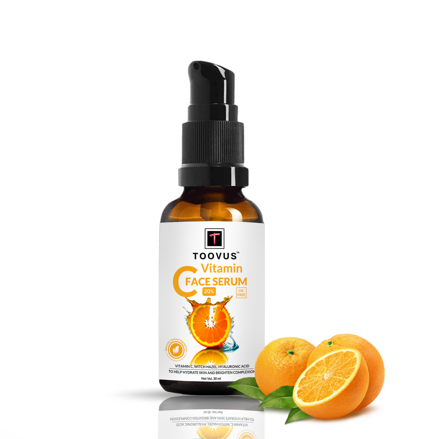 Toovus Vitamin C Face Serum with Mandarin for Glowing Skin