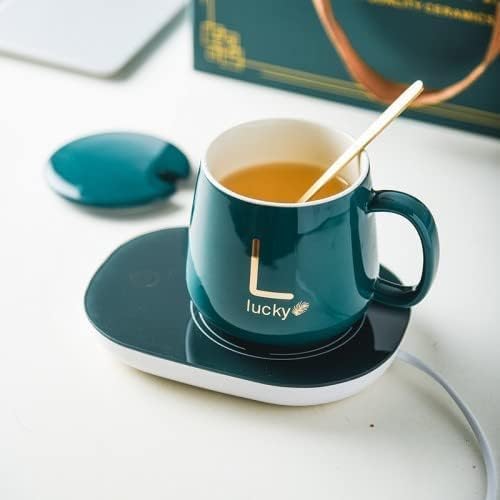 Fine Ceramic Mug With Warmer Plate