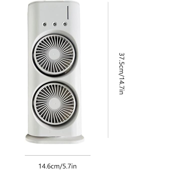 Double-End Air Cooler Fan with Remote Control