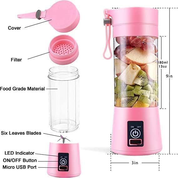 Portable USB Rechargeable Blender