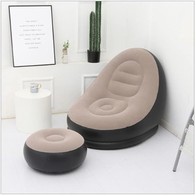 Inflatable Lounge Chair with Footrest
