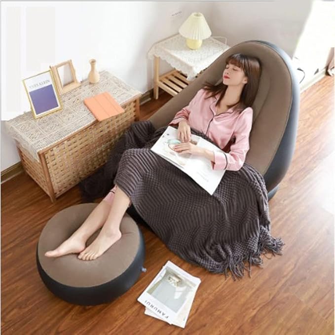 Inflatable Lounge Chair with Footrest