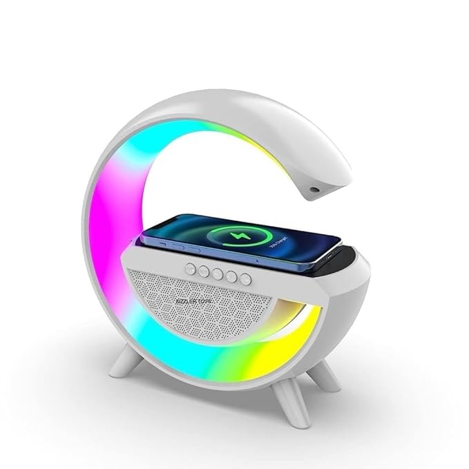 4 in 1 Wireless Charger Night Light Lamp| Bluetooth Speaker