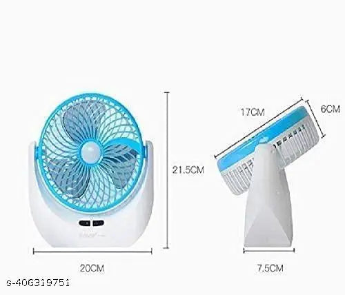 Portable Rechargeable Desk Fan – Ultra-Quiet Cooling Fan