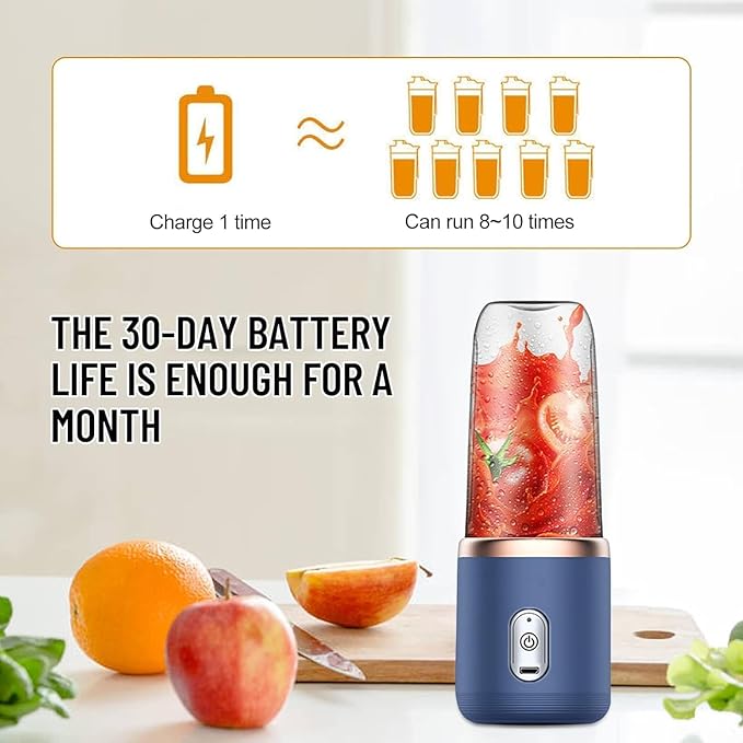 Portable Rechargeable Blender – USB Personal Smoothie Maker