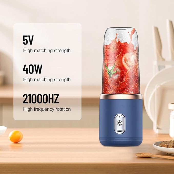 Portable Rechargeable Blender – USB Personal Smoothie Maker
