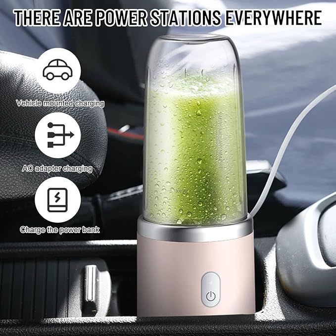 Portable Rechargeable Blender – USB Personal Smoothie Maker
