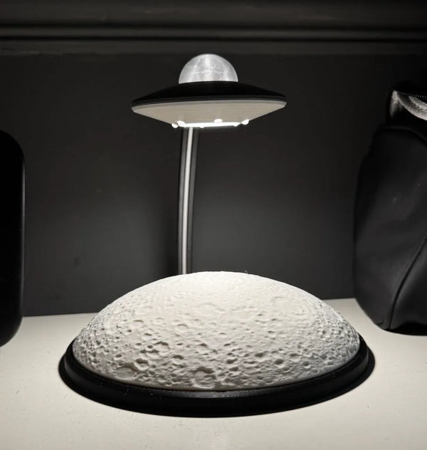 GalacticGlow UFO & Moon Lamp