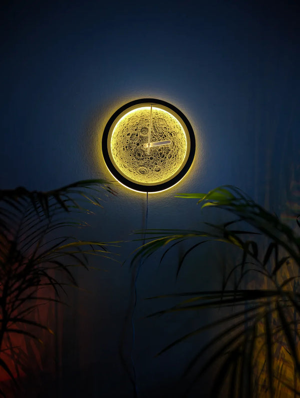 Moon light and clock