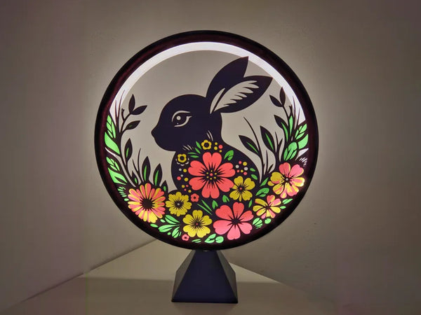 Floral Bunny Glowlight
